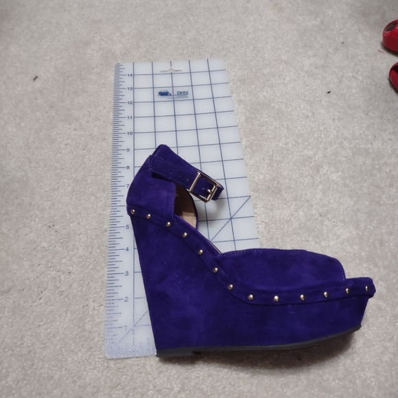 Aldo Purple/Blue Wedgies - Picture 4 of 5